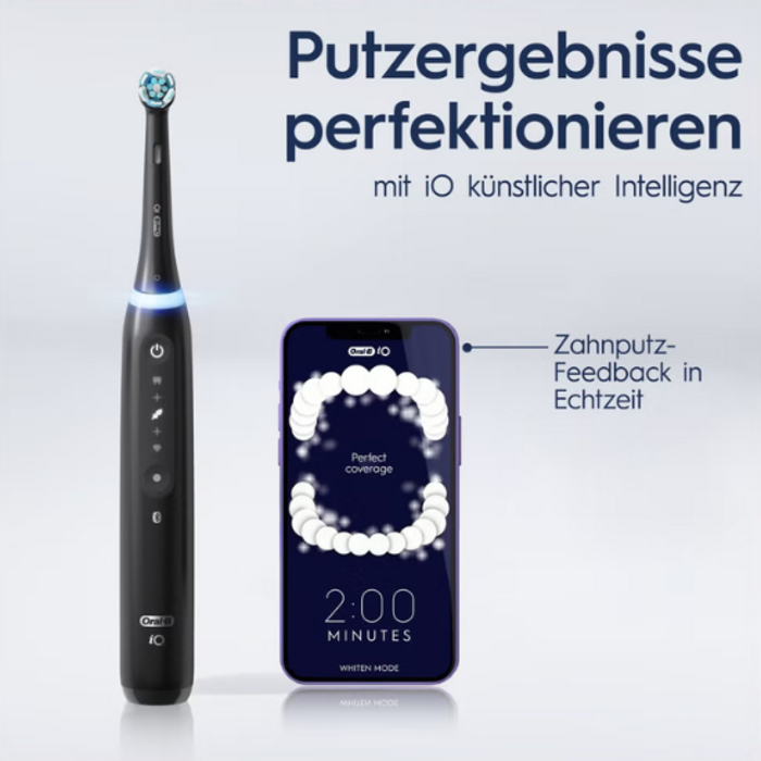 Oral-B Oral-B iO Series 5N Black + 2x Gratis Oral-B 3D White Arctic Fresh Zahnpasta