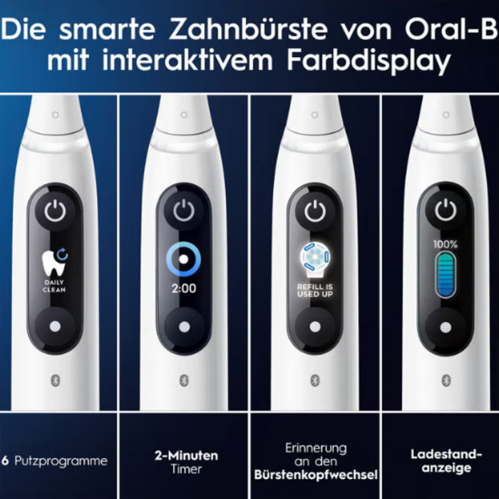 Oral-B Oral-B iO Series 8N White Elektrische Zahnbürste + 1 Ersatzbürste