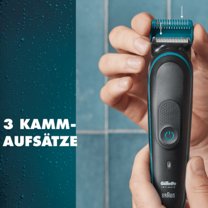 Gillette Braun Gillette Intimate Elektrorasierer i5 – Für den Intimbereich – Schwarz