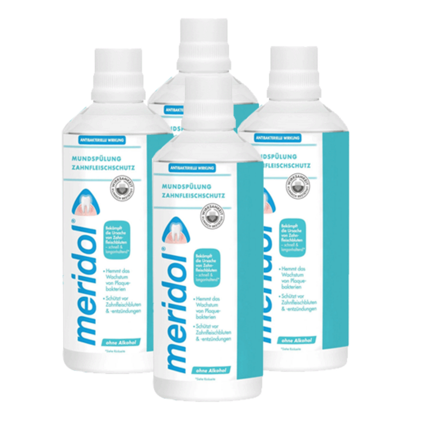 Meridol Mundspülung Zahnfleischschutz – 4 x 400 ml Vorteilspack Meridol Meridol Mundspülung Zahnfleischschutz – 4 x 400 ml Vorteilspack