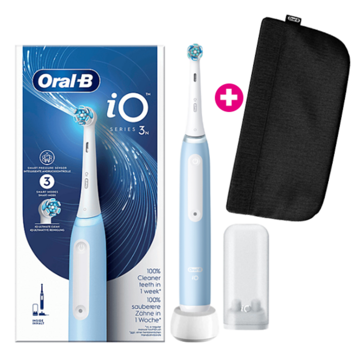 Oral-B Oral-B iO Series 3N Ice Blue + Gratis Oral-B iO Etui Black