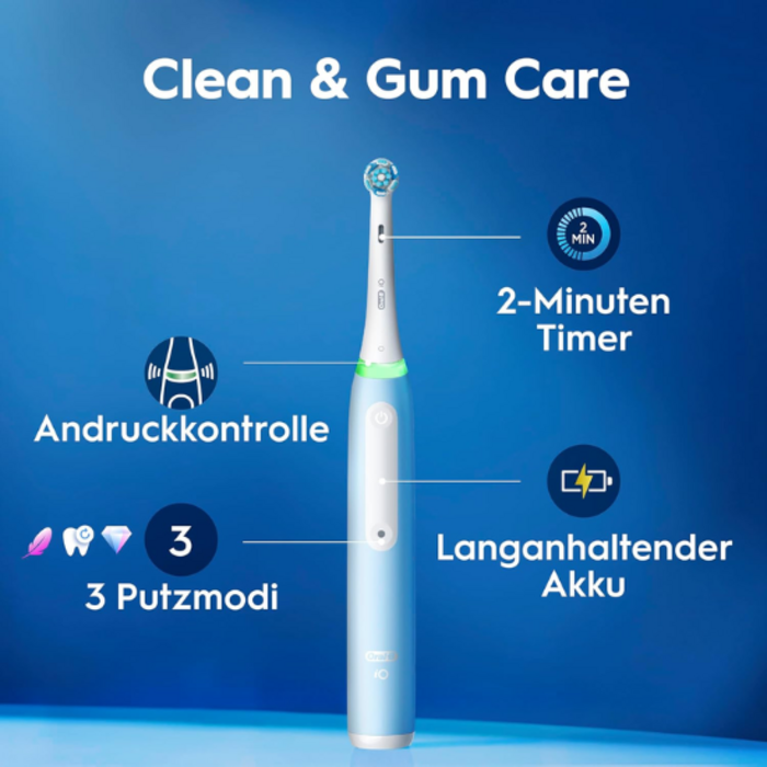 Oral-B Oral-B iO Series 3N Ice Blue + Gratis Oral-B iO Etui Black