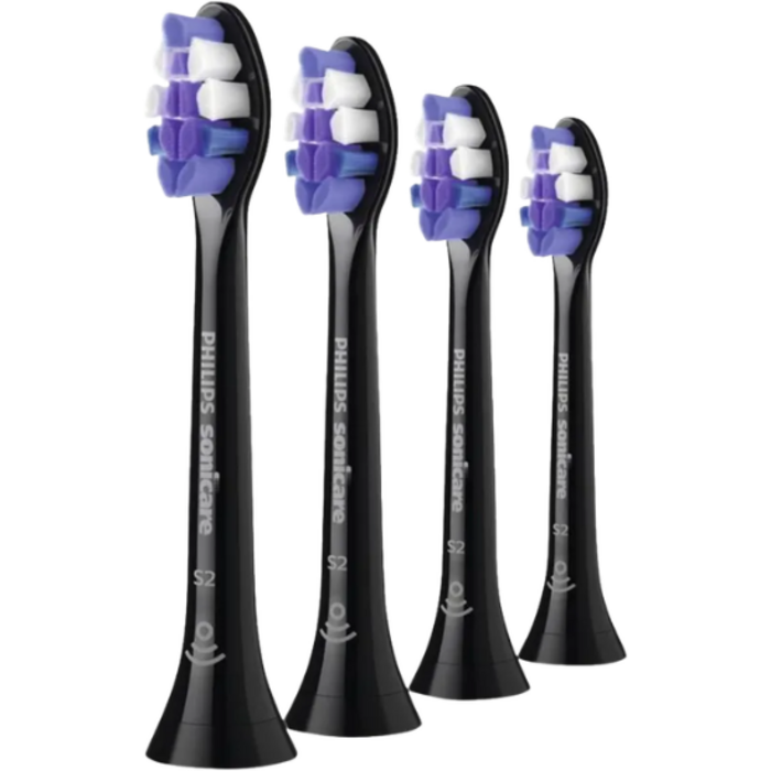 Philips  Philips Sonicare S2 Sensitive Black Aufsteckbürsten HX6054/88 - 4 Stück