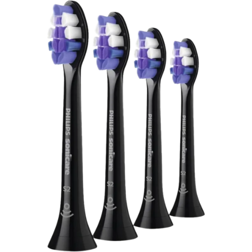 Philips Sonicare S2 Sensitive Black Aufsteckbürsten HX6054/88 - 4 Stück Philips Philips Sonicare S2 Sensitive Black Aufsteckbürsten HX6054/88 - 4 Stück