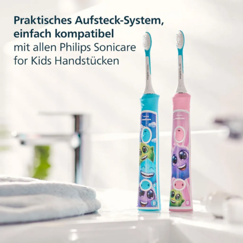 Philips Sonicare For Kids 7+ Aufsteckbürsten HX6042/90 - 2 Stück Philips Philips Sonicare For Kids 7+ Aufsteckbürsten HX6042/90 - 2 Stück