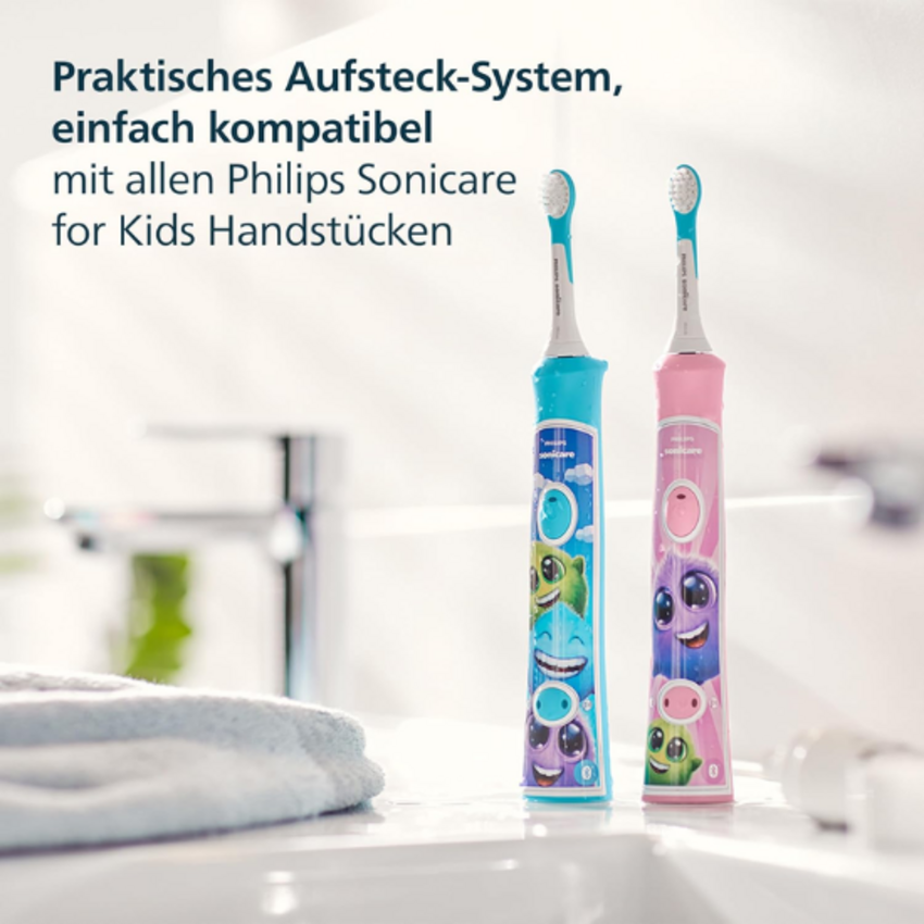 Philips Sonicare For Kids 3+ Aufsteckbürsten HX6032/90 - 2 Stück Philips Philips Sonicare For Kids 3+ Aufsteckbürsten HX6032/90 - 2 Stück