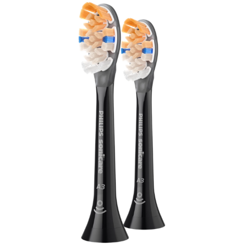 Philips Sonicare A3 Premium All-in-One Aufsteckbürsten HX9092/88 - Black - 2 Stück Philips Philips Sonicare A3 Premium All-in-One Aufsteckbürsten HX9092/88 - Black - 2 Stück