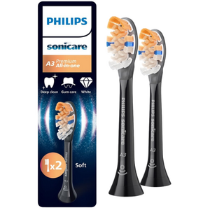 Philips Sonicare A3 Premium All-in-One Aufsteckbürsten HX9092/88 - Black - 2 Stück