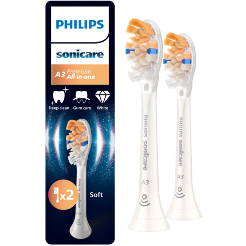 Philips  Philips Sonicare A3 Premium All-in-One Aufsteckbürsten HX9092/87 - White - 2 Stück