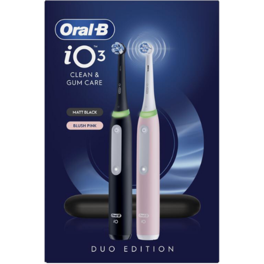 Oral-B iO Series 3 Black + Extra Body Pink Oral-B Oral-B iO Series 3 Black + Extra Body Pink