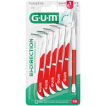 GUM Sunstar GUM Bi-Direction Interdentalbürsten 0,8 mm rot - 6 Stück