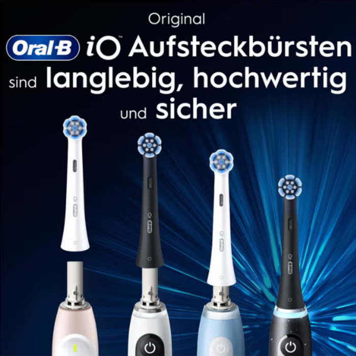 Oral-B Oral-B iO Gentle Care Black Aufsteckbürsten - 6 Stück
