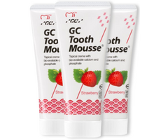 GC Dental GC Tooth Mousse Erdbeere Vorteilspack – 3 x 35 ml