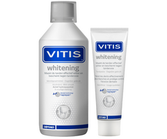 VITIS Vitis Whitening Bundle – Whitening Zahnpasta + Whitening Mundspülung