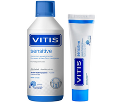 VITIS VITIS Sensitive Komplett – Zahnpasta + Mundspülung