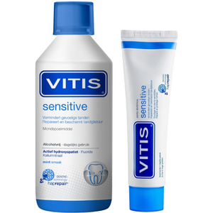 VITIS Sensitive Komplett – Zahnpasta + Mundspülung