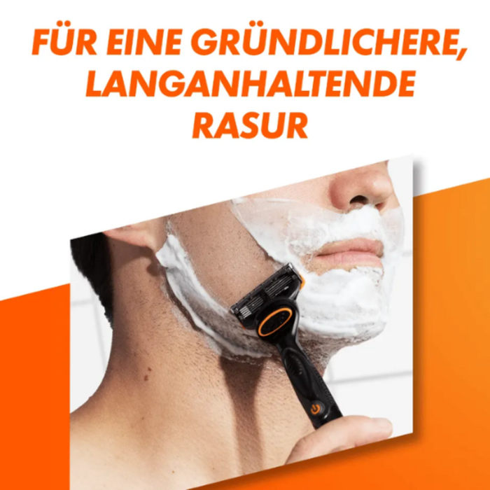 Gillette Gillette Fusion5 Rasierer + Sensitive Rasiergel – Geschenkset