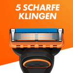 Gillette Fusion5 Rasierer + Sensitive Rasiergel – Geschenkset Gillette Gillette Fusion5 Rasierer + Sensitive Rasiergel – Geschenkset
