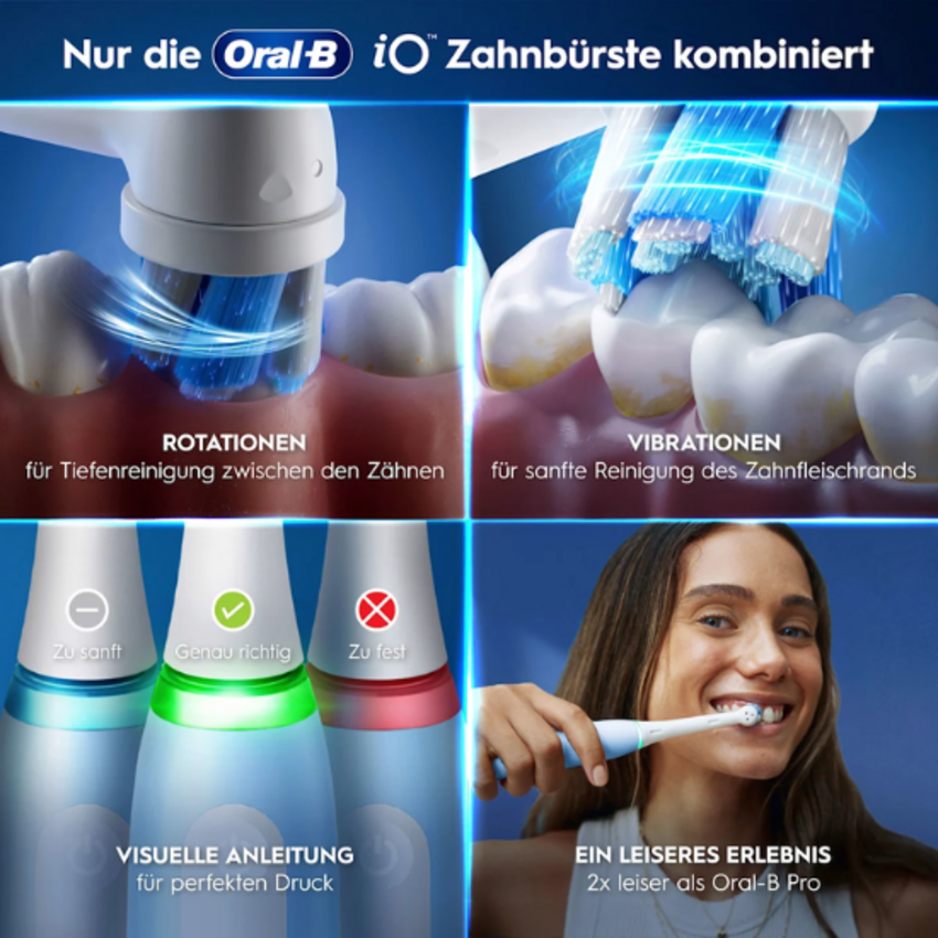 Oral-B iO Series 3N Ice Blue Elektrische Zahnbürste Oral-B Oral-B iO Series 3N Ice Blue Elektrische Zahnbürste