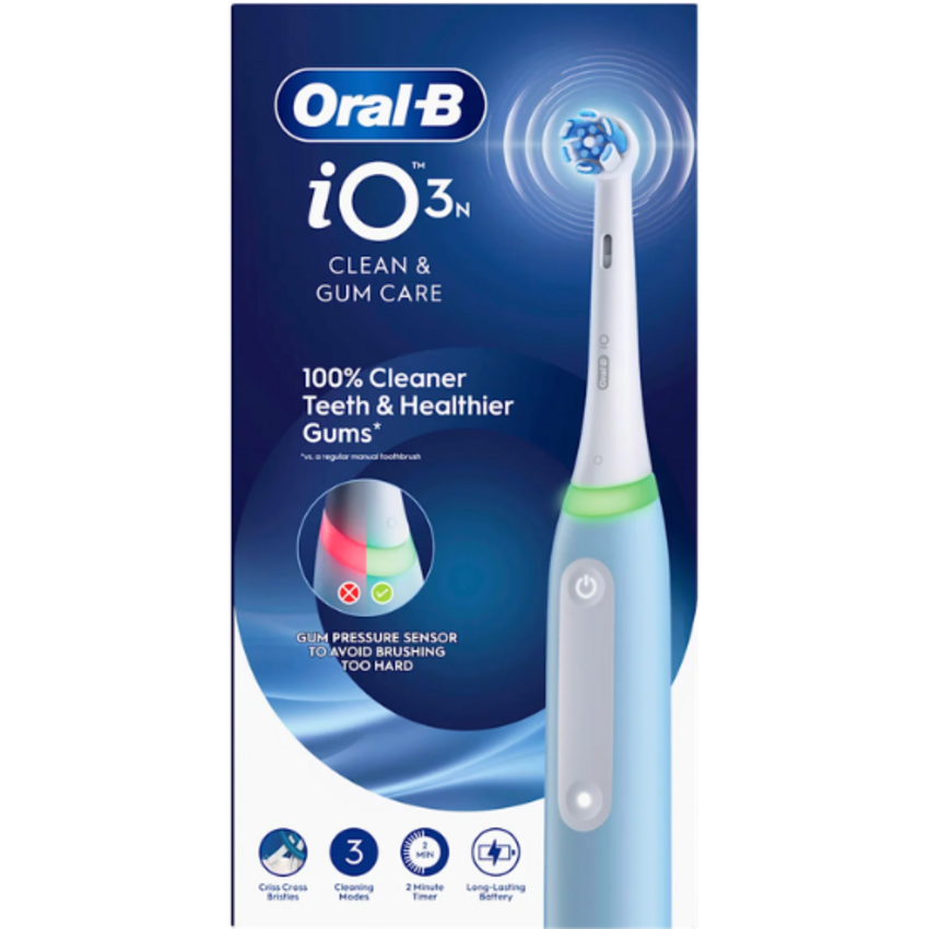 Oral-B iO Series 3N Ice Blue Elektrische Zahnbürste Oral-B Oral-B iO Series 3N Ice Blue Elektrische Zahnbürste