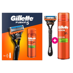Gillette Fusion5 Rasierer + Sensitive Rasiergel – Geschenkset Gillette Gillette Fusion5 Rasierer + Sensitive Rasiergel – Geschenkset