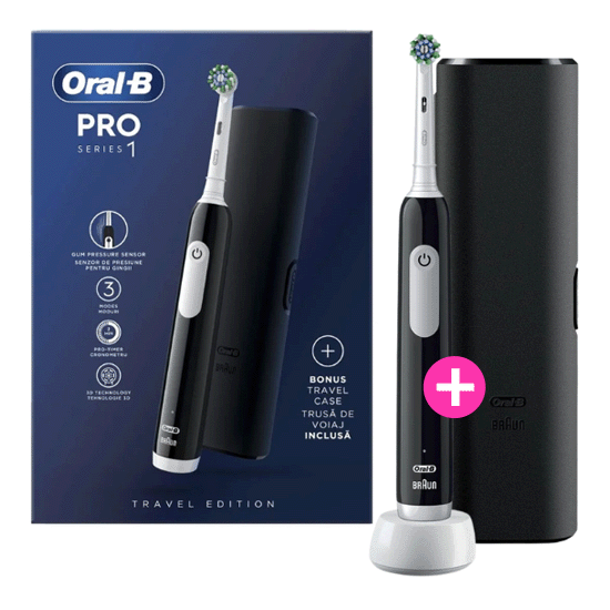 Oral-B Oral-B PRO Series 1 Black Elektrische Zahnbürste