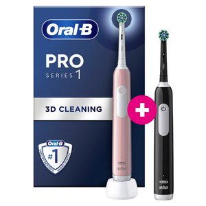 Oral-B PRO Series 1 Black + Extra Body Pink