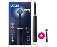 Oral-B Oral-B PRO 3 3000 Black CrossAction Elektrische Zahnbürste