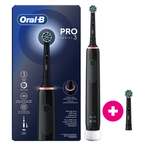 Oral-B Oral-B PRO 3 3000 Black CrossAction Elektrische Zahnbürste Oral-B PRO 3 3000 Black CrossAction Elektrische Zahnbürste