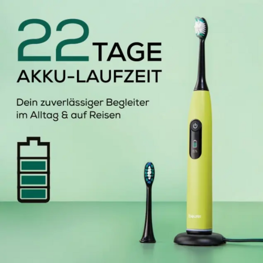 Beurer SC 50 Splashy Lemon Elektrische Schallzahnbürste Beurer Beurer SC 50 Splashy Lemon Elektrische Schallzahnbürste