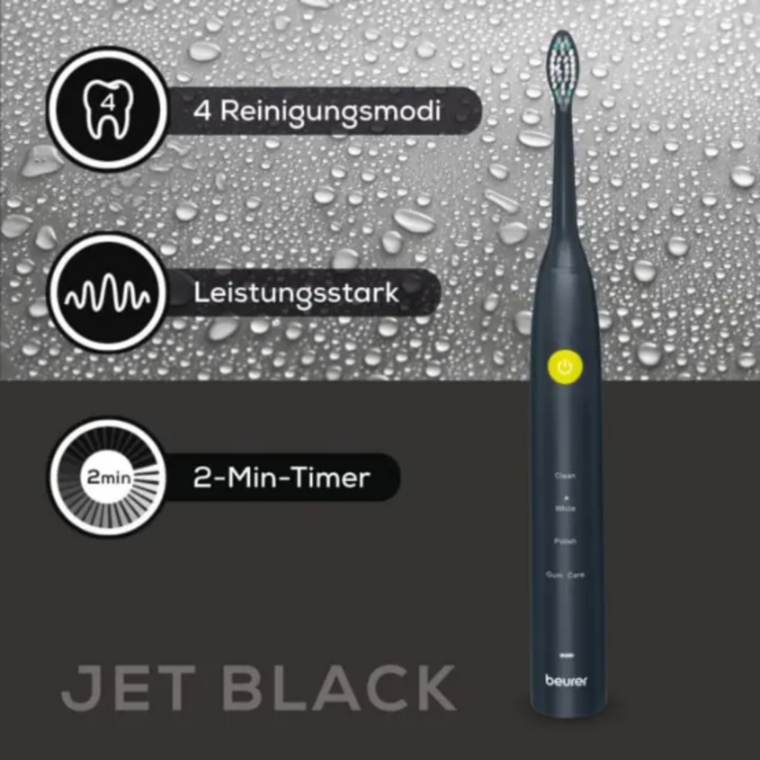 Beurer SC 30 Jet Black Elektrische Schallzahnbürste Beurer Beurer SC 30 Jet Black Elektrische Schallzahnbürste