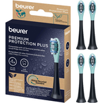 Beurer SC Premium Protection Plus Aufsteckbürsten - Schwarz - 4 Stück Beurer Beurer SC Premium Protection Plus Aufsteckbürsten - Schwarz - 4 Stück