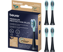 Beurer Beurer SC Premium Protection Plus Aufsteckbürsten - Schwarz - 4 Stück