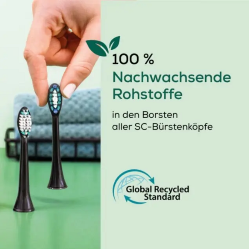 Beurer SC Premium Protection Plus Aufsteckbürsten - Schwarz - 4 Stück Beurer Beurer SC Premium Protection Plus Aufsteckbürsten - Schwarz - 4 Stück