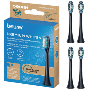 Beurer Beurer SC Premium White Aufsteckbürsten - Schwarz - 4 Stück Beurer SC Premium White Aufsteckbürsten - Schwarz - 4 Stück