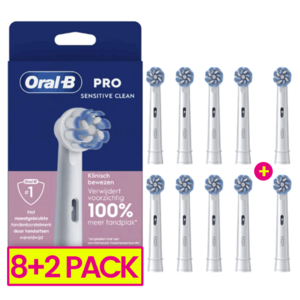 Oral-B Oral-B PRO Sensitive Clean Mega Pack Aufsteckbürsten - 8+2 Stück Oral-B PRO Sensitive Clean Mega Pack Aufsteckbürsten - 8+2 Stück