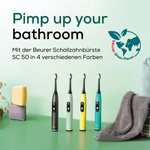 Beurer Beurer SC 50 Duo Set – Ocean Breeze & Midnight Ink Elektrische Schallzahnbürsten