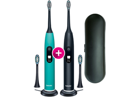 Beurer Beurer SC 50 Duo Pack – Ocean Breeze & Midnight Ink Elektrische Schallzahnbürsten