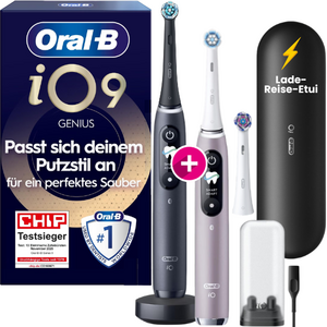 Oral-B Oral-B iO Series 9 DUO Pack Black Onyx + Rose Quartz Oral-B iO Series 9 DUO Pack Black Onyx + Rose Quartz