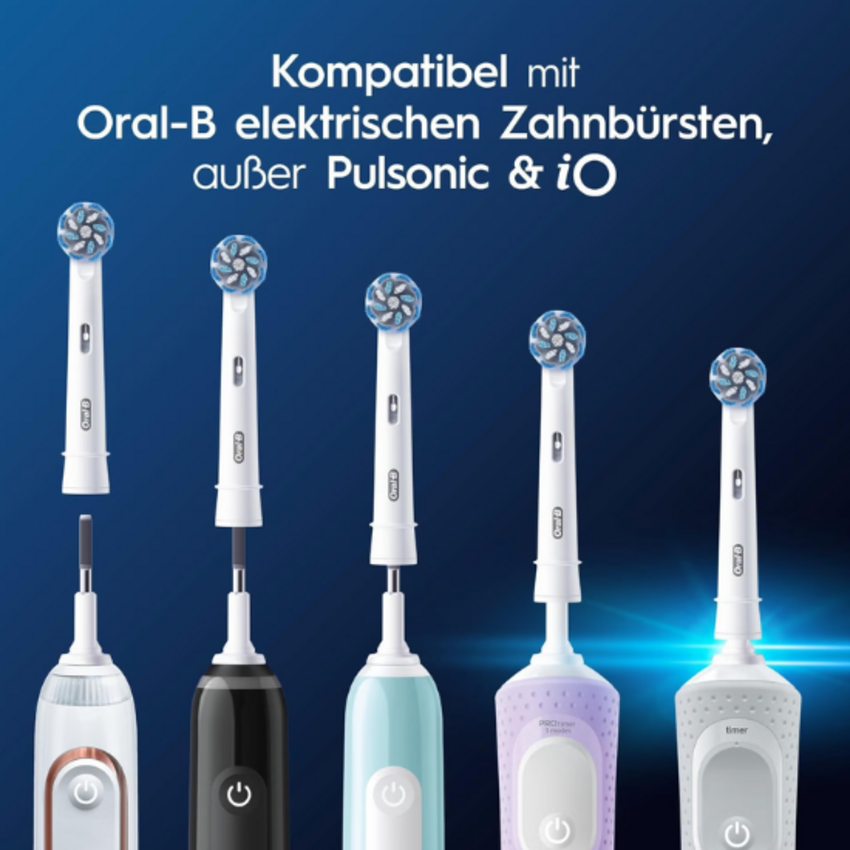 Oral-B PRO Sensitive Clean Mega Pack Aufsteckbürsten - 8+2 Stück Oral-B Oral-B PRO Sensitive Clean Mega Pack Aufsteckbürsten - 8+2 Stück