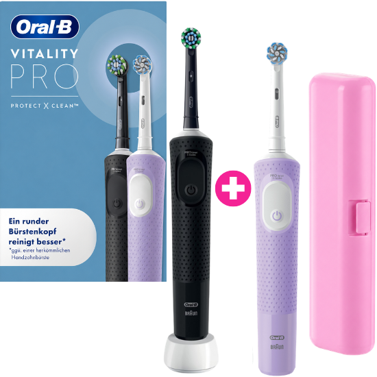 Oral-B Oral-B Vitality Pro Duo Schwarz & Lila