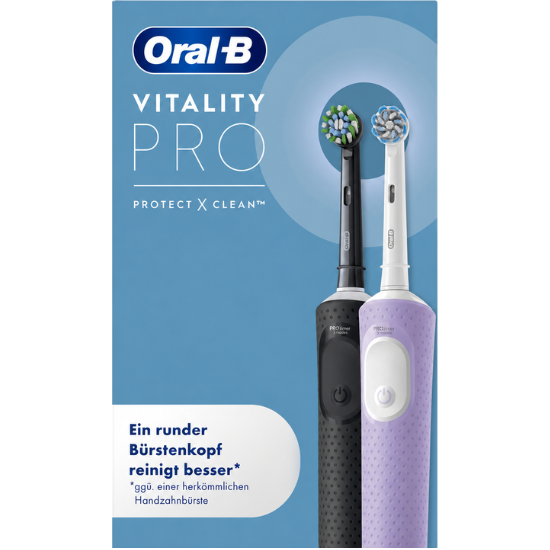 Oral-B Oral-B Vitality Pro Duo Schwarz & Lila