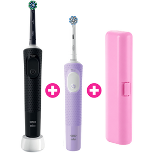 Oral-B Oral-B Vitality Pro Duo Schwarz & Lila Oral-B Vitality Pro Duo Schwarz & Lila