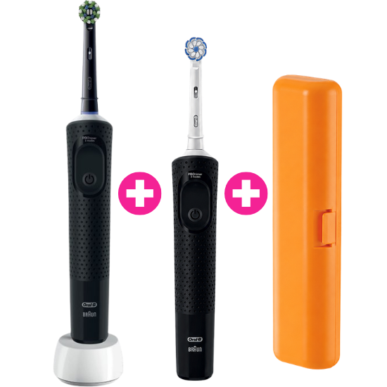 Oral-B Vitality Pro Duo Schwarz & Schwarz Oral-B Oral-B Vitality Pro Duo Schwarz & Schwarz