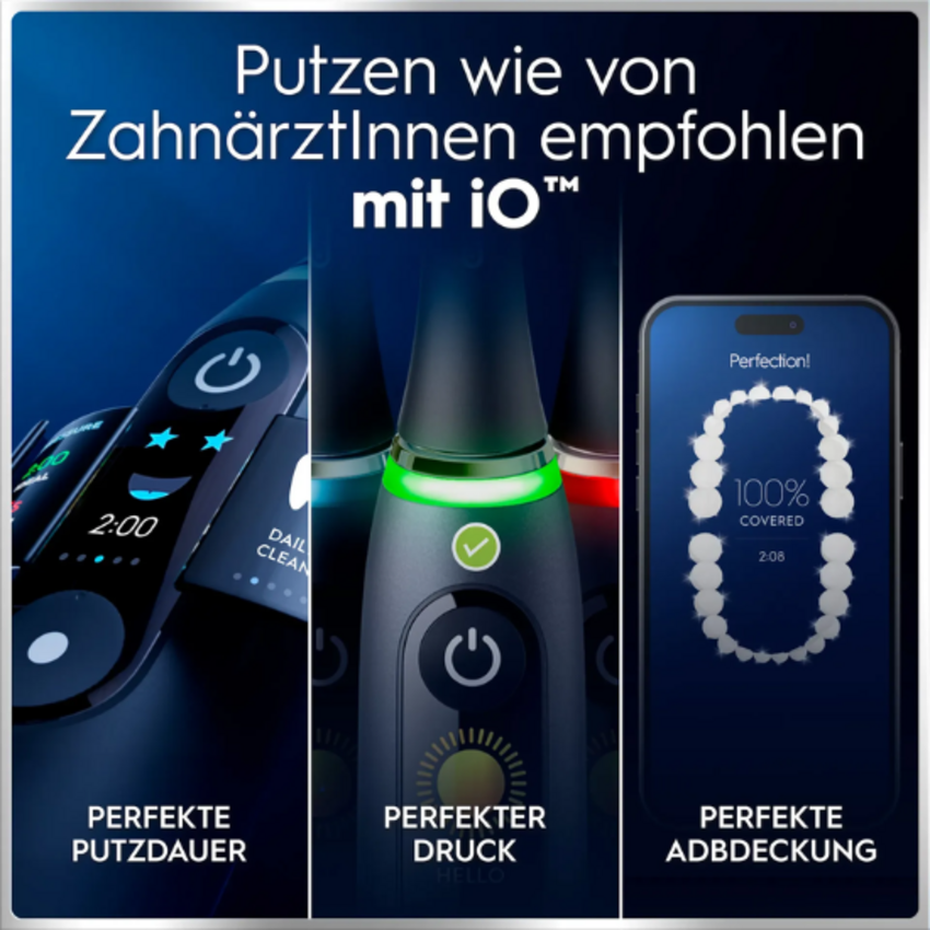 Oral-B iO Series 6N Black Lava Elektrische Zahnbürste Oral-B Oral-B iO Series 6N Black Lava Elektrische Zahnbürste