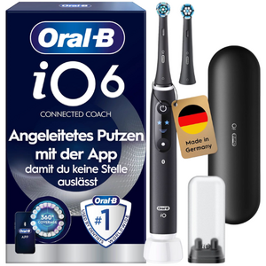 Oral-B iO Series 6N Black Lava Elektrische Zahnbürste
