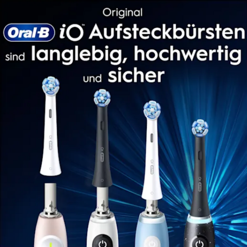 Oral-B Oral-B iO Ultimative Reinigung Vorteilspack Weiß Aufsteckbürsten – 12 Stück