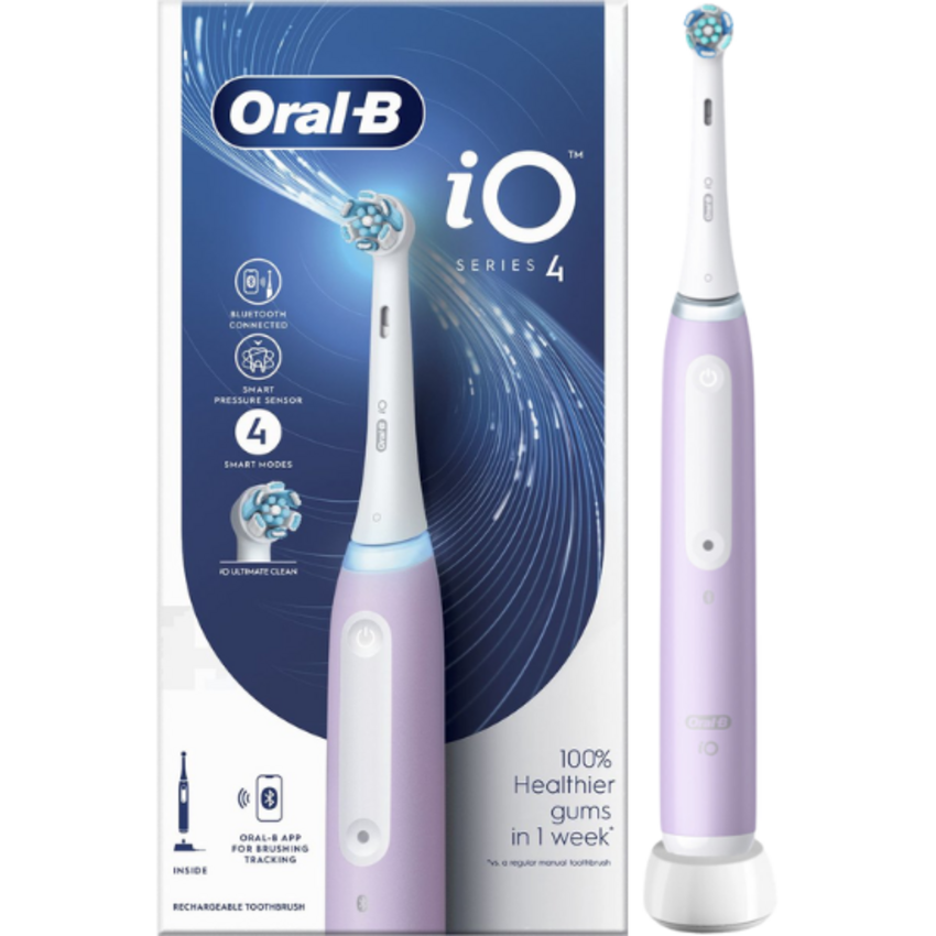 Oral-B Oral-B iO Series 4 Lavendel Elektrische Zahnbürste