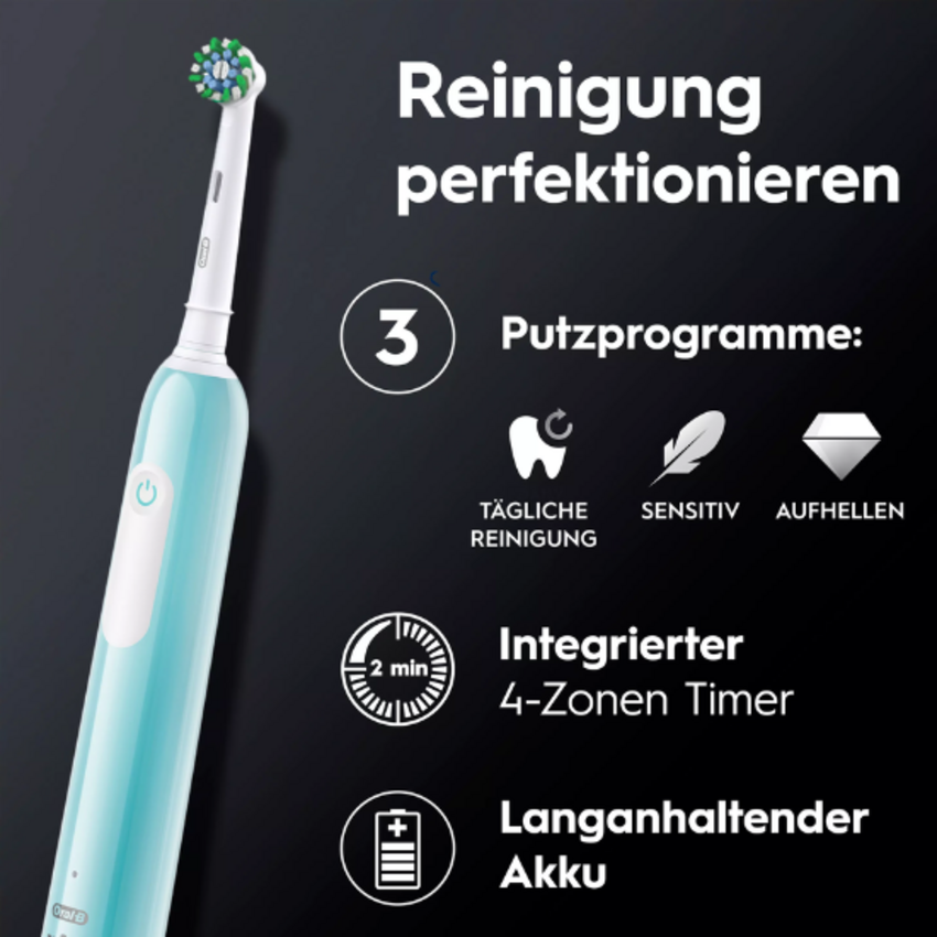 Oral-B PRO Series 1 DUO Black & Blue + Reiseetui Oral-B Oral-B PRO Series 1 DUO Black & Blue + Reiseetui