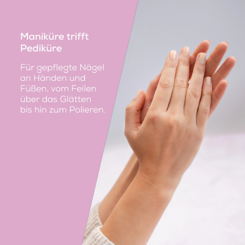 Beurer Beurer MP 41 Maniküre- und Pediküre-Set mit elektrischer Nagelfeile – Weiß
